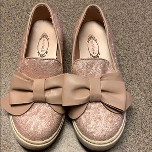 Size 13 little girls shoes.  Pink sequins Joyfolie